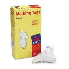 Avery Medium-weight White Marking Tags 1 34 X 1 332 1 000box 12204