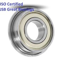 Qty.10 Flange Ball Bearing Fr8-zz Metal Shields Fr8zz High Quality Fr8 Zz