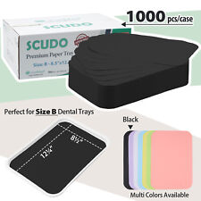 1000pcs Premium Paper Tray Covers Size B 8.5x12.5 Disposable For Dental Tray