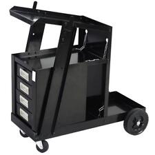 Welding Cart Plasma Cutting Machine With 4 Drawer Cabinet 150lbs Weight Capacity