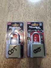 Master Lock 875dlf Set Your Own Combination Padlock 1 12 Lot Of 2