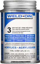 Weld-on 3 - Very Fast Set Solvent Cement For Acrylics 14 Pint