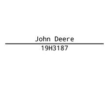 John Deere 19h3187 Cap Screw
