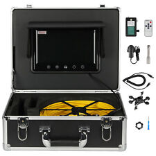 Sewer Inspection Camera 100ft Cable 7 Lcd Display Pipe Inspection Video New