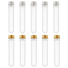 10 Pcs 45ml Plastic Test Tubes 25 X 140mm Clear Plastic Test Tubes With Screw