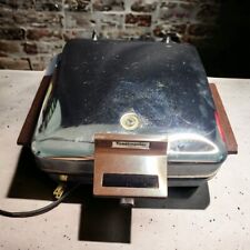 Toastmaster Waffle Iron Maker Griddle 269a Reversible Plates 1400w Chrome Works