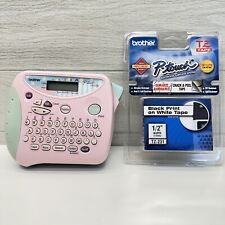 Brother Pink P-touch 1100sb Label Maker Tested W Tape