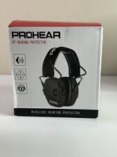 Prohear Em030 Electronic Earmuffs Bluetooth Bt Black New Hearing Protector