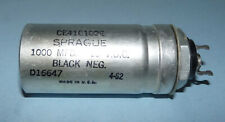 Sprague Ce410c102e Capacitor 1000 Mfd