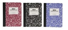 New Set Of 3 Mini Marble Composition Notebook Book Journal Small Lined Paper