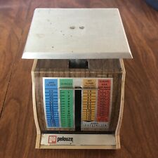 Pelouze Postal Scale Model X-1 Working Scale With 1978 Postal Rates Listed