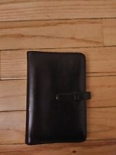 Coach Vintage Black Genuine Leather Pocket Planner Organizer