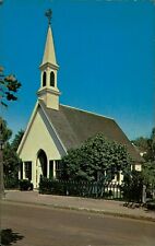 Postcard Fishtown Chapel Mystic Seaport Mystic Connecticut Ct