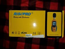 Risepro Decibel Meter Digital Sound Level Meter 30 130 Db Audio Noise Measure