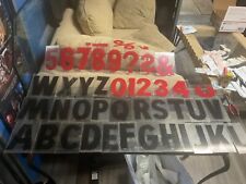 42 Marquee 7 Inch Sign Display Letters Plastic Acrylic Numbers Symbols.