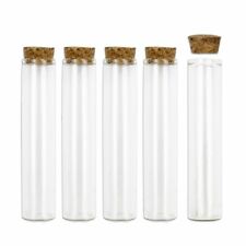 Superlele 18pcs 55ml Glass Test Tubes 25120mm Clear Flat Test Tubes With Woo...