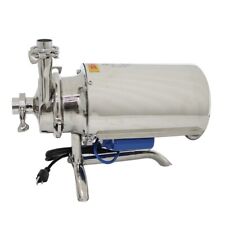 3t Stainless Steel Sanitary Centrifugal Pump Food Beverage Pump 110v60hz 750w