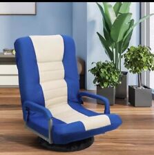 360-degree Swivel Gaming Floor Chair W Armrest Handles Foldable Adjustable Bac