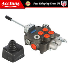 21gpm 2 Spool Hydraulic Directional Control Valve Wjoystick For Tractor Loader