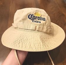 Corona Extra Bucket Hat Khaki Brown Beer Promo Sun Fishing Summer Beach River