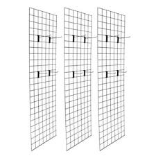 3 X 6ft Wire Wall Grid Panel For Photo Hanging Display Metal Grid Wall Decor New