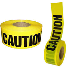 Ateryellow Caution Tape 2 Mil 3x1000 Barrier Barricade Made In Usa