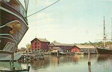 Mystic Seaport Maritime Museum Connecticut Ct Joseph Conrad Ship 1972 Postcard