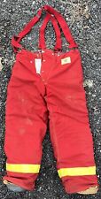 Black Morning Pride Fire Fighter Turnout Red Pants 36 X 32