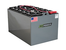 Repower Reconditioned 12-85-9 Forklift Battery 24v 21l X 12.8w X 20.67h