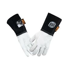 Sa Tig Welding Gloves - Pearl Goat Grain Leather With 6 Cow Split Leather Cuff