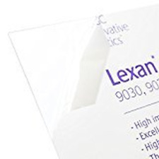 Lexan Sheet - Polycarbonate - .030 - 132 Thick Clear 12 X 12