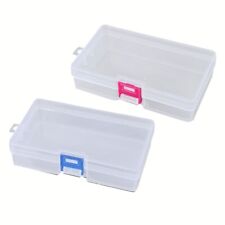 Portable Transparent Storage Box For Organizing Bead Jewelry And Small Items