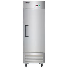 Etl Certified 27in Stainless Steel Refrigerator - 1 Solid Door Restaurant Use