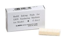 Replacement Ink Pad For B Model Automatic Numbering Machines 12 Padsbox 1 ...