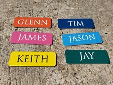 Set Of 2 Personalized Name Badges 1 X 3 Employee Office Name Tags Name Signs