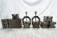 Lot Of Vintage Machinist V-blocks Tooling Jigs Clamps Unbranded General Hdw