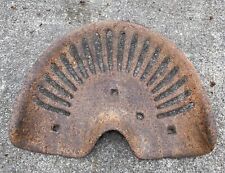 Antique Cast Iron Tractor Seat 17.25x14 Unbranded