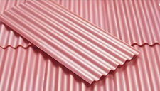 135 132 Corrugated Iron Roof Sheeting 6-wave Plate - Red Plastic 15pcs