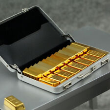 Action Figure 11.5 Soldier Gold Brick Portable Safe 16 Scale Decor Accessories