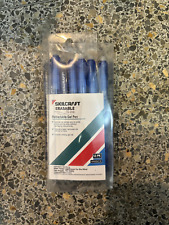 Skilcraft Erasable Retractable Gel Pen 12pk Medium Point Blue