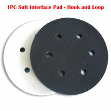 6 6-hole Soft Interface Pad Hook Loop Soft Foam Disc Protecting Sanding Disc