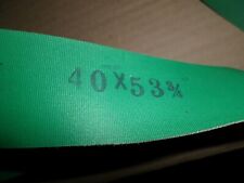 Lot Of 4 Green Deliverystacker Belts 40 X 53 34 1365 Mm New Mbo Stahl Baum