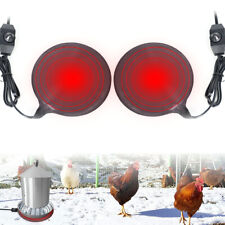 30w Chicken Waterer Heater Electric Deicer Silicone Poultry Drinker Heated Pad