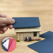 Miniature Roof Tiling Hooo Scale Corrugated Board Diy House Decoration Model