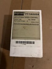 Dayton 1agu5a Hand Rotary Dial Adjustable 120v 3a Speed Control Switch Complete