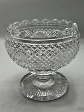 Waterford Crystal Compote Pedestal Bowl Master Cutter Collection  Etched Logo