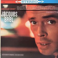 Jacques Brel American Debut 1960 Vg Re73