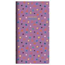 Tf Publishing 2024-2025 Polka Purple Small Monthly Pocket Planner W