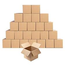 Small Cardboard Shipping Boxes Mailers 5x5x5 Inches Corrugated Packing Storag...