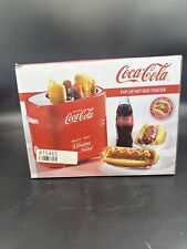 Hot Dog Toaster Coca Cola Pop Up Two Cooker Machine Roller Cage Buns Fast Food